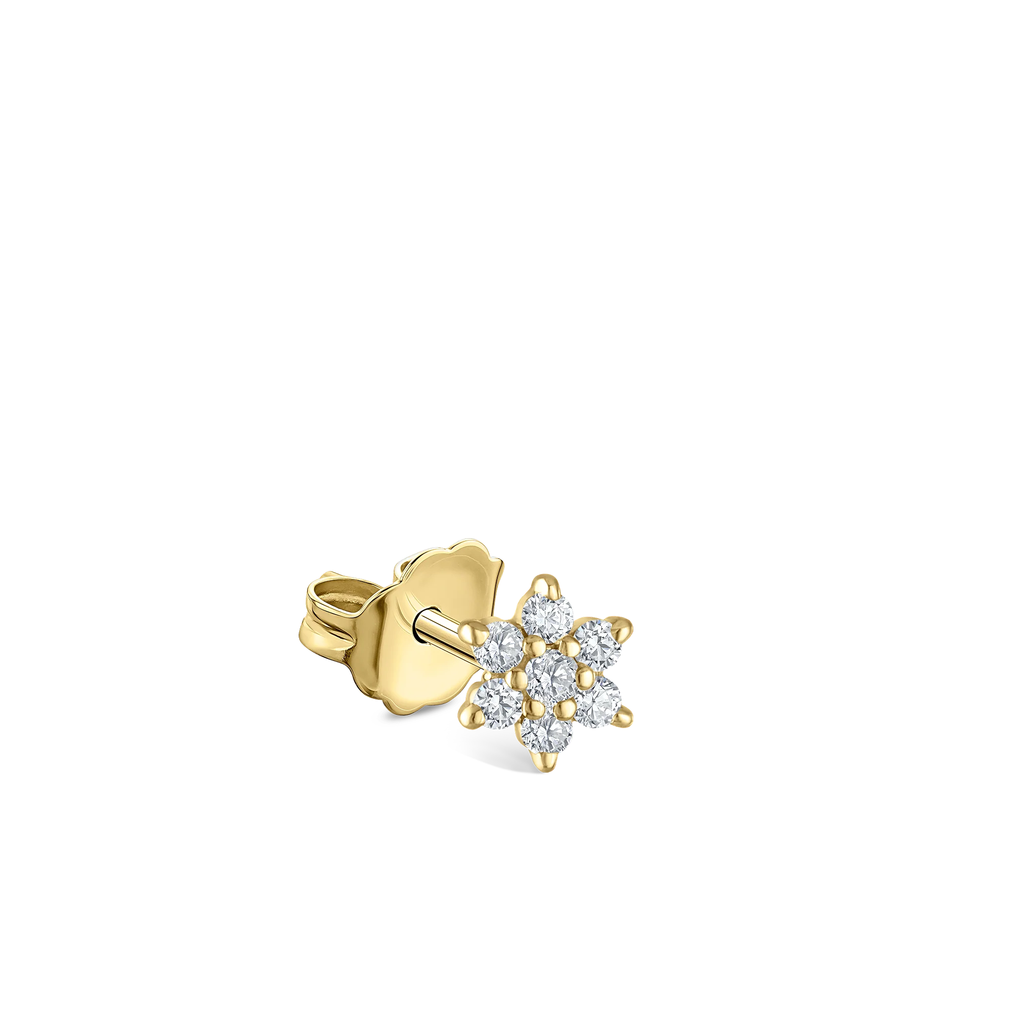 Diamond Flower Stud Earring - Image 43