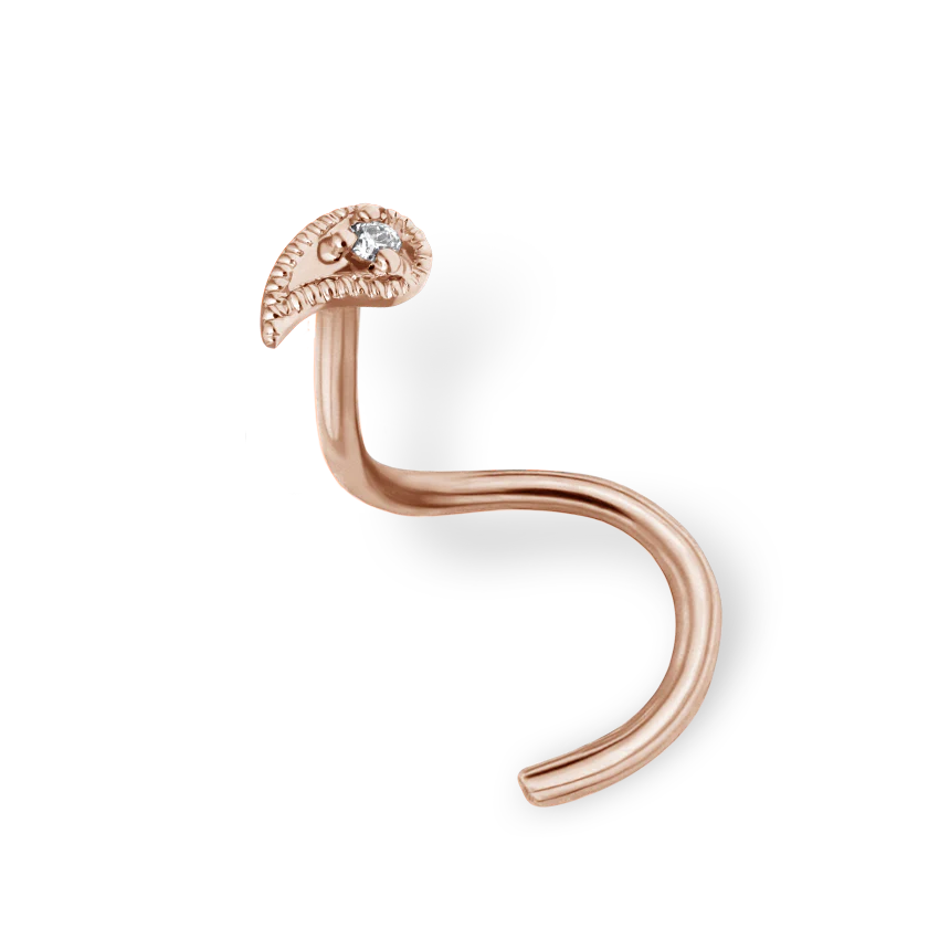 Diamond Paisley Nostril Screw - Image 22