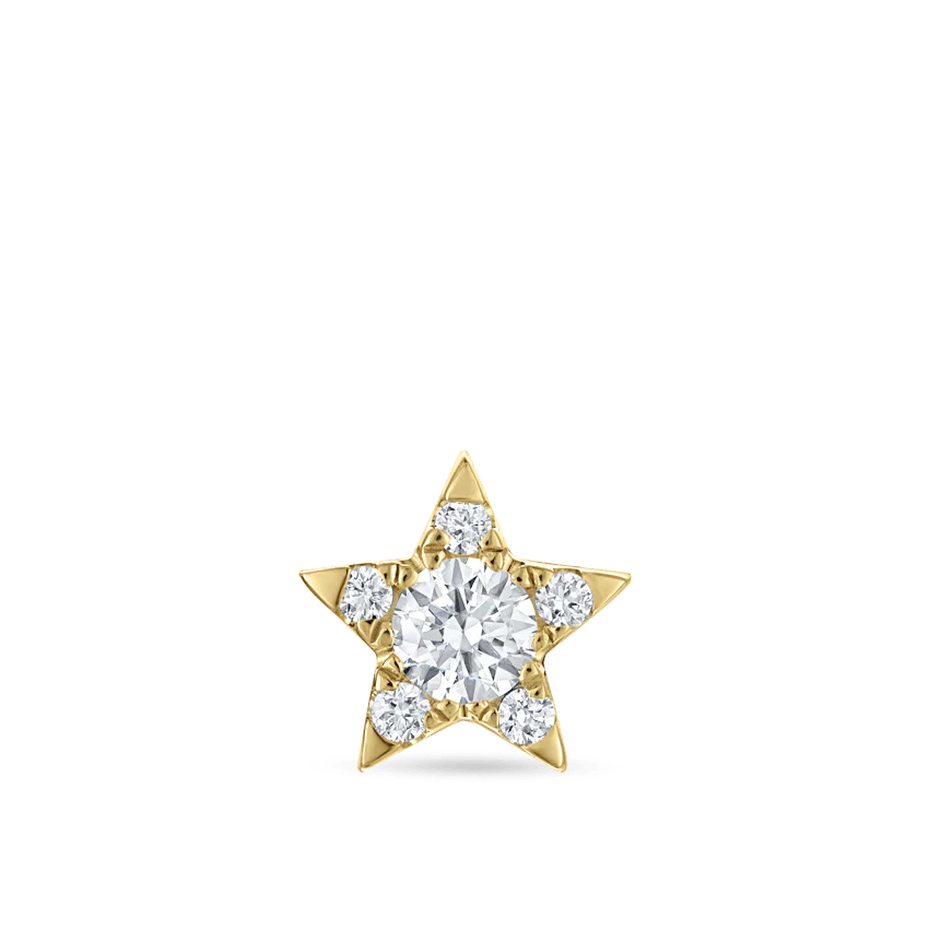 Diamond Star Stud Earring - Image 21