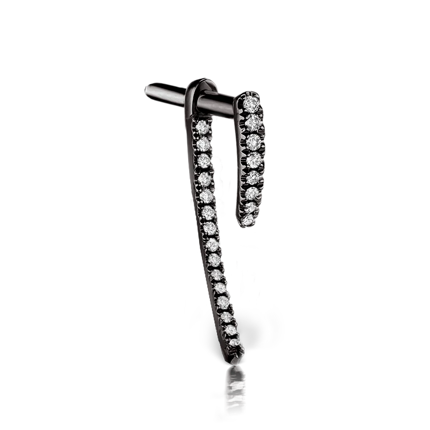 Diamond Talon Stud Earring - Image 14