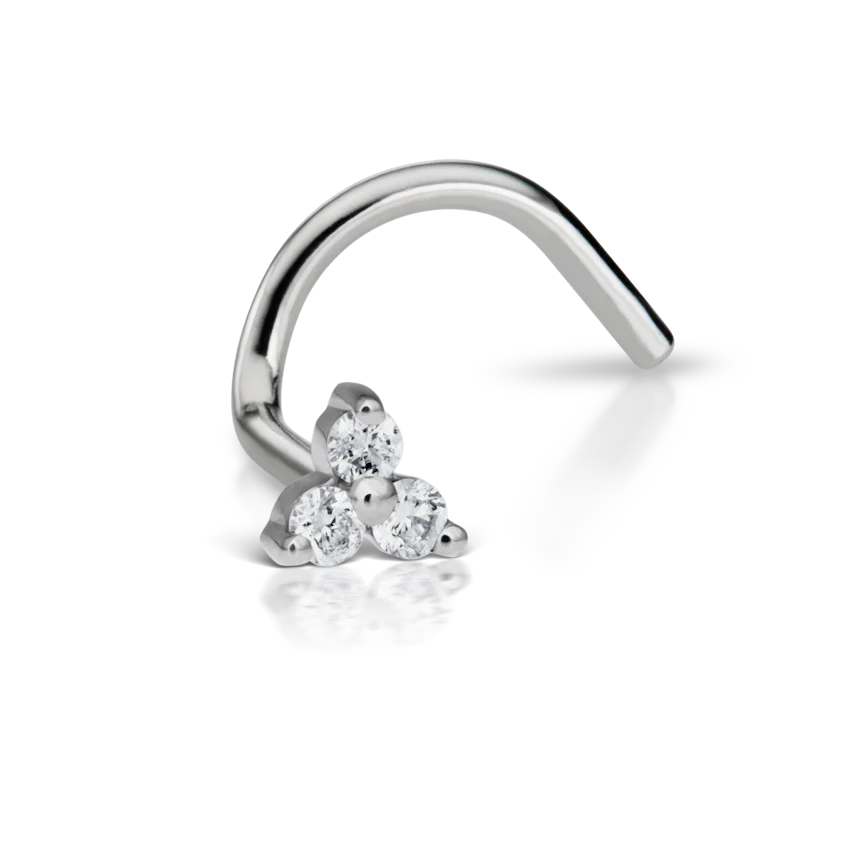 Diamond Trinity Nostril Screw - Image 6