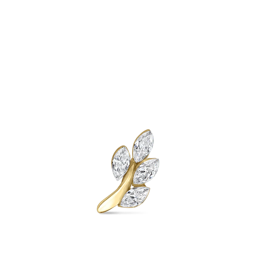Diamond Vine Threaded Stud Earring - Image 57