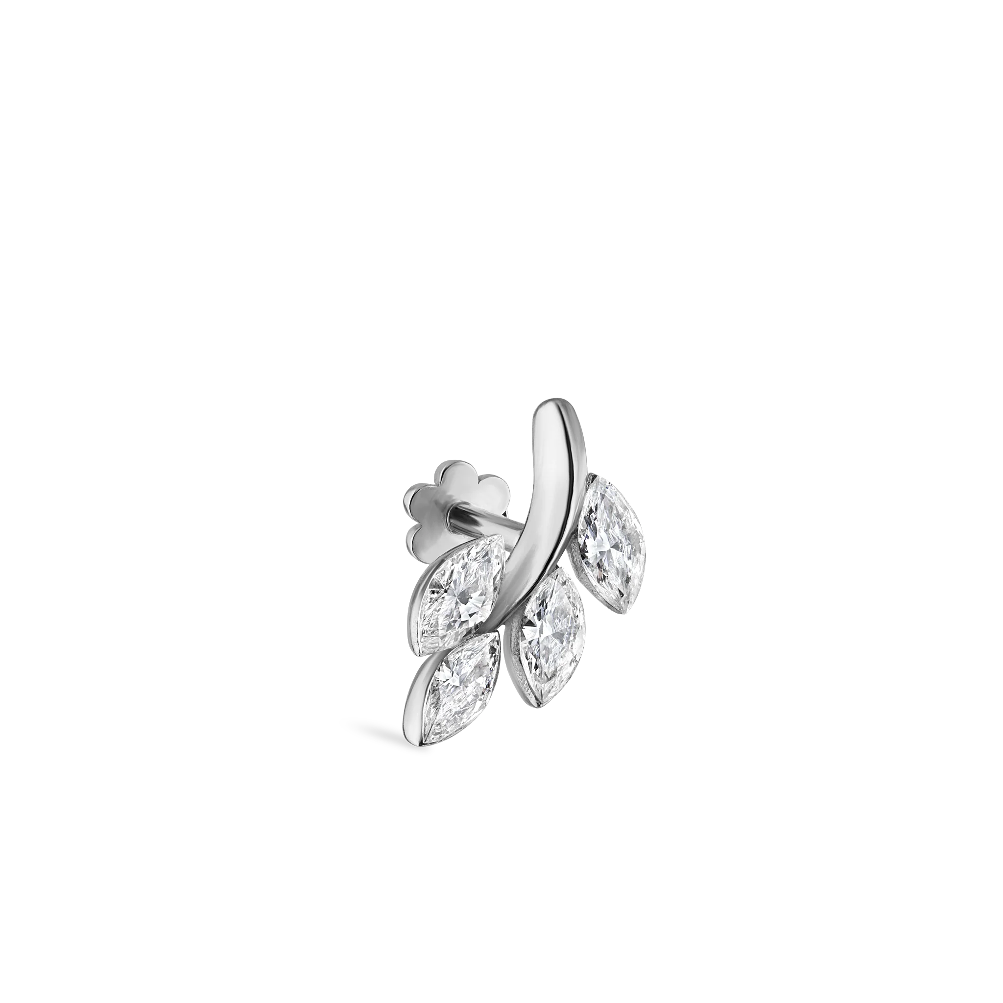 Diamond Vine Threaded Stud Earring - Image 69