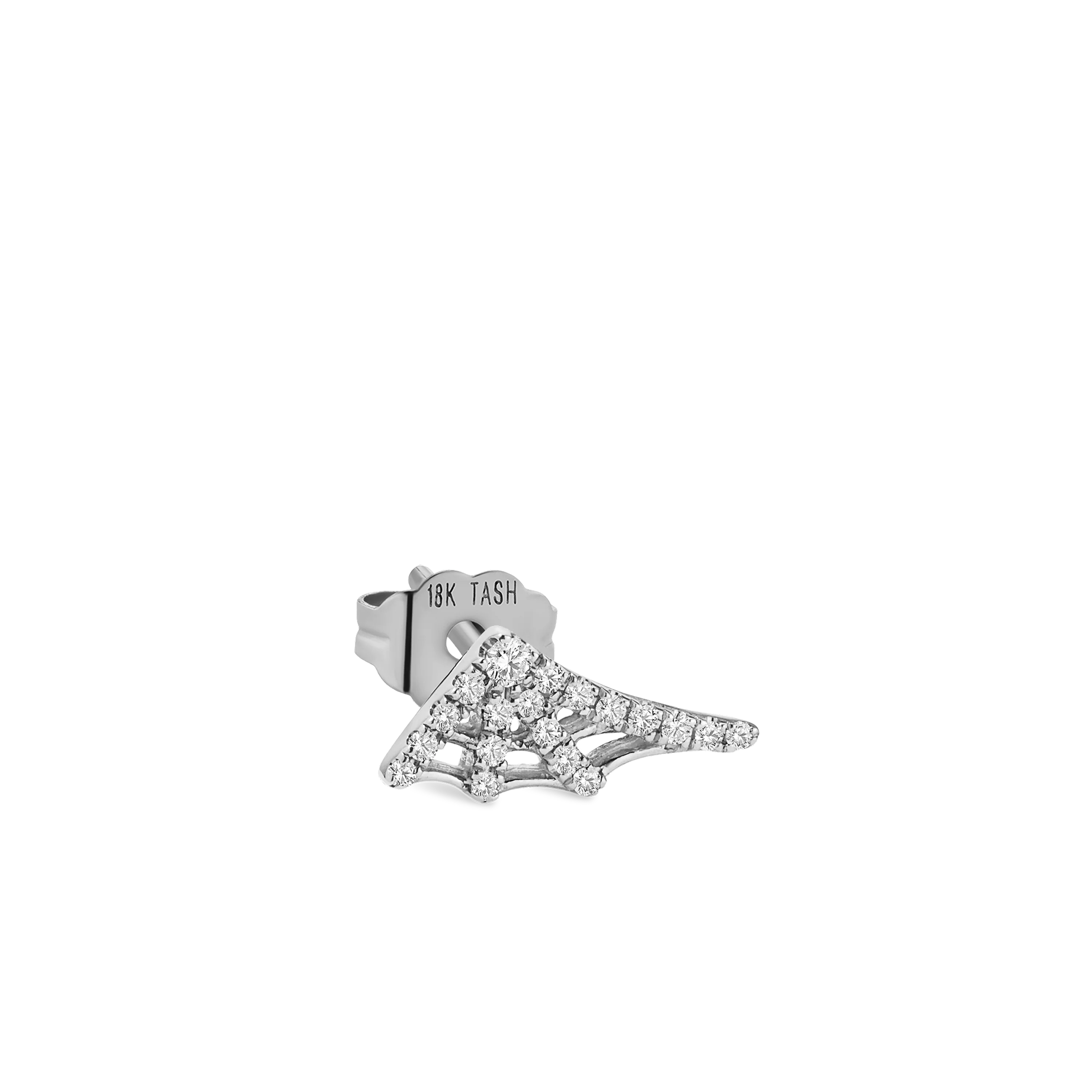 Diamond Web Stud Earring - Image 17