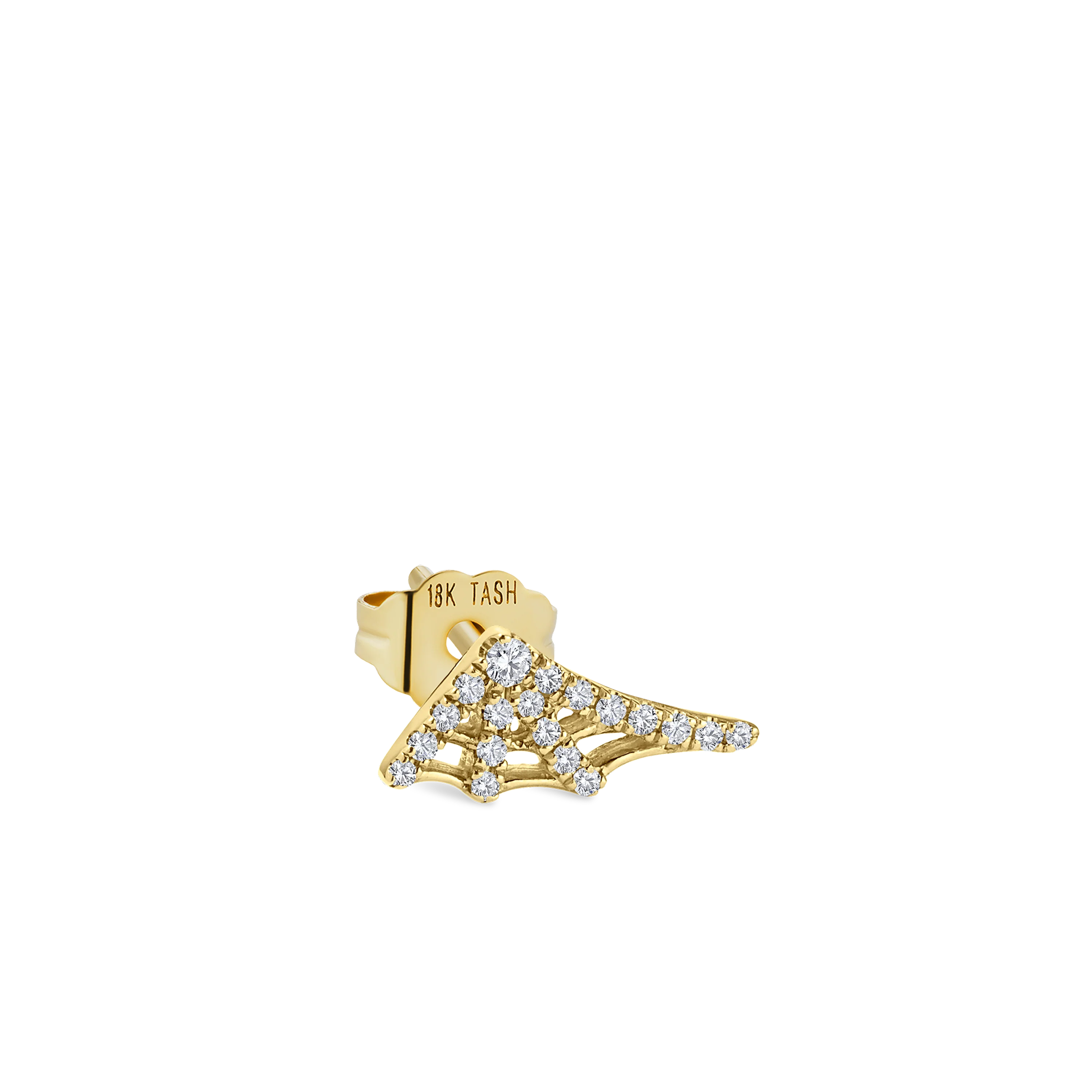 Diamond Web Stud Earring - Image 22