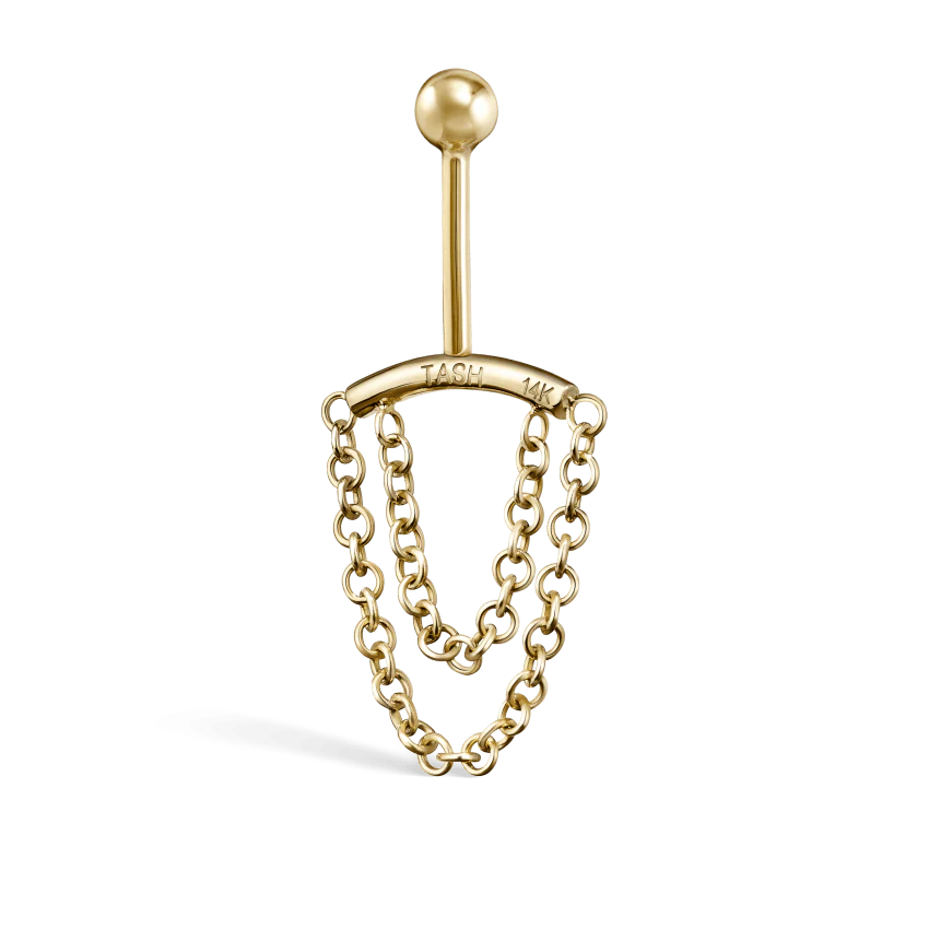 Double Chain Threaded Stud Drape With Titanium Backing - Image 15