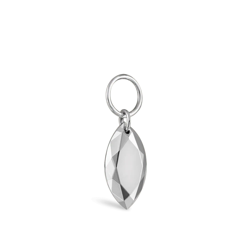 Faceted Gold Marquise Charm - Image 10