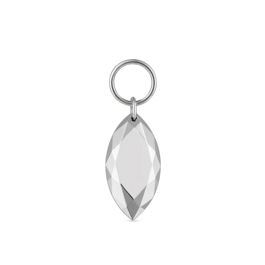 Faceted Gold Marquise Charm - Image 12