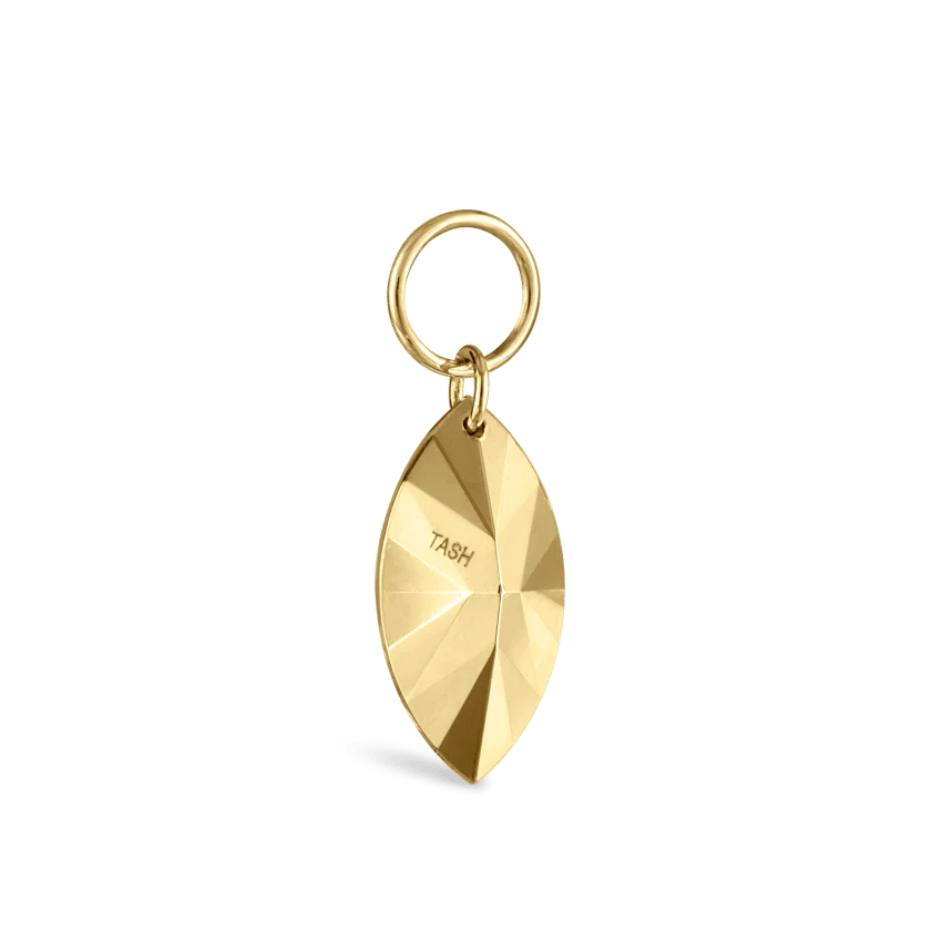 Faceted Gold Marquise Charm - Image 31