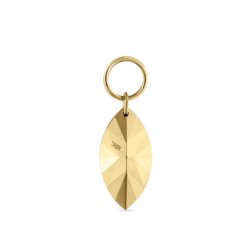 Faceted Gold Marquise Charm - Image 33