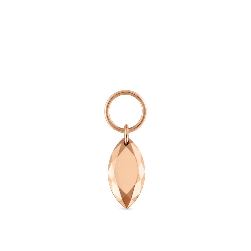 Faceted Gold Marquise Charm - Image 40