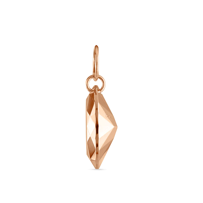 Faceted Gold Marquise Charm - Image 48