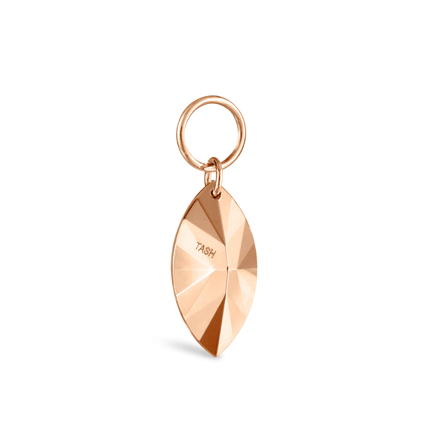 Faceted Gold Marquise Charm - Image 49