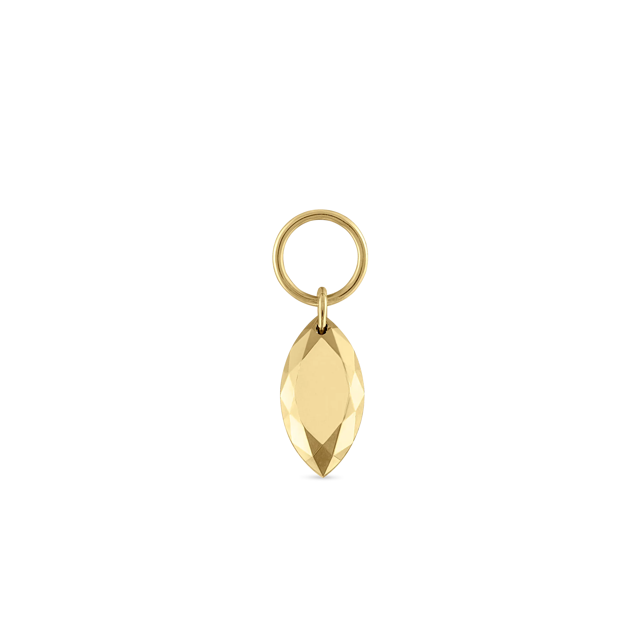 Faceted Gold Marquise Charm - Image 59