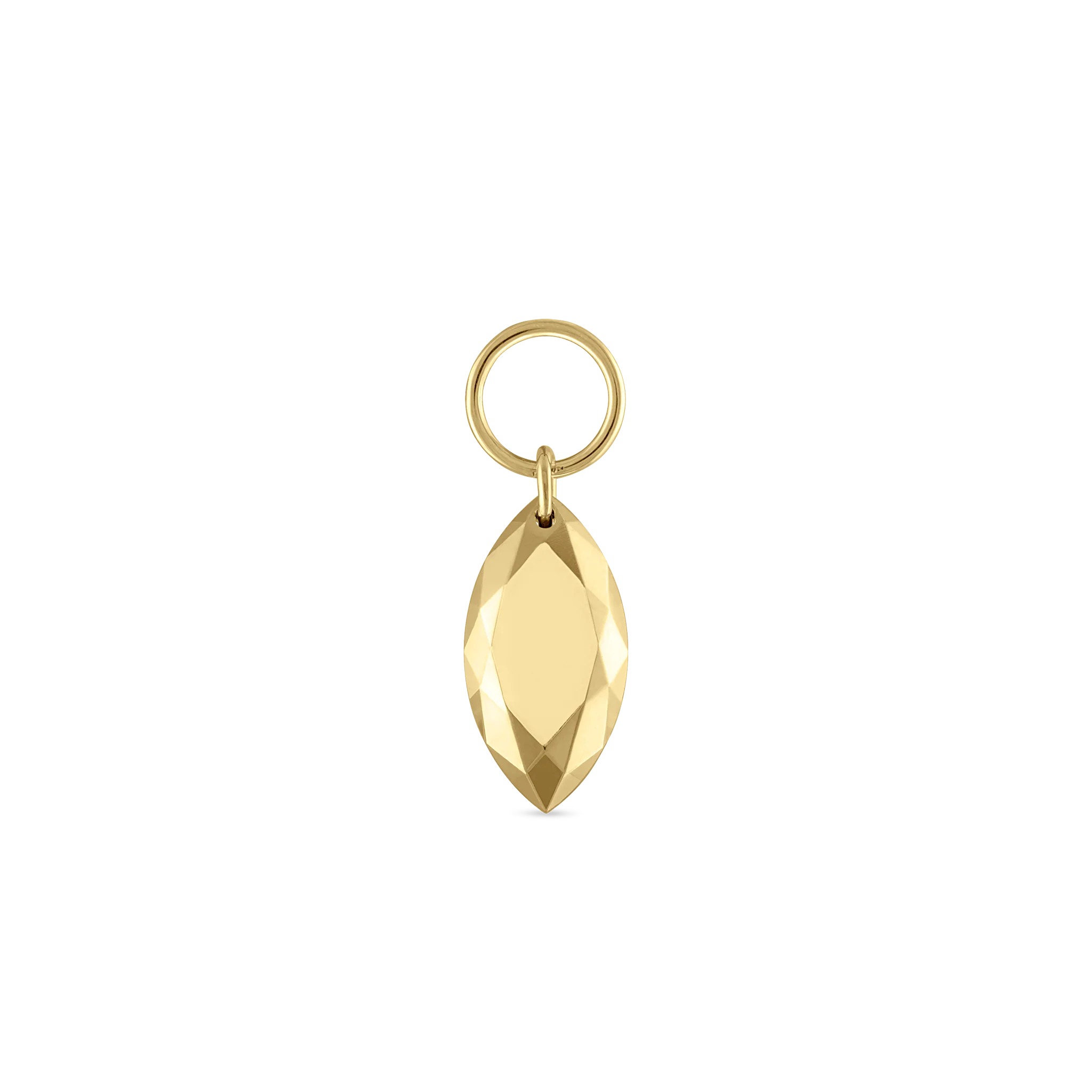 Faceted Gold Marquise Charm - Image 62