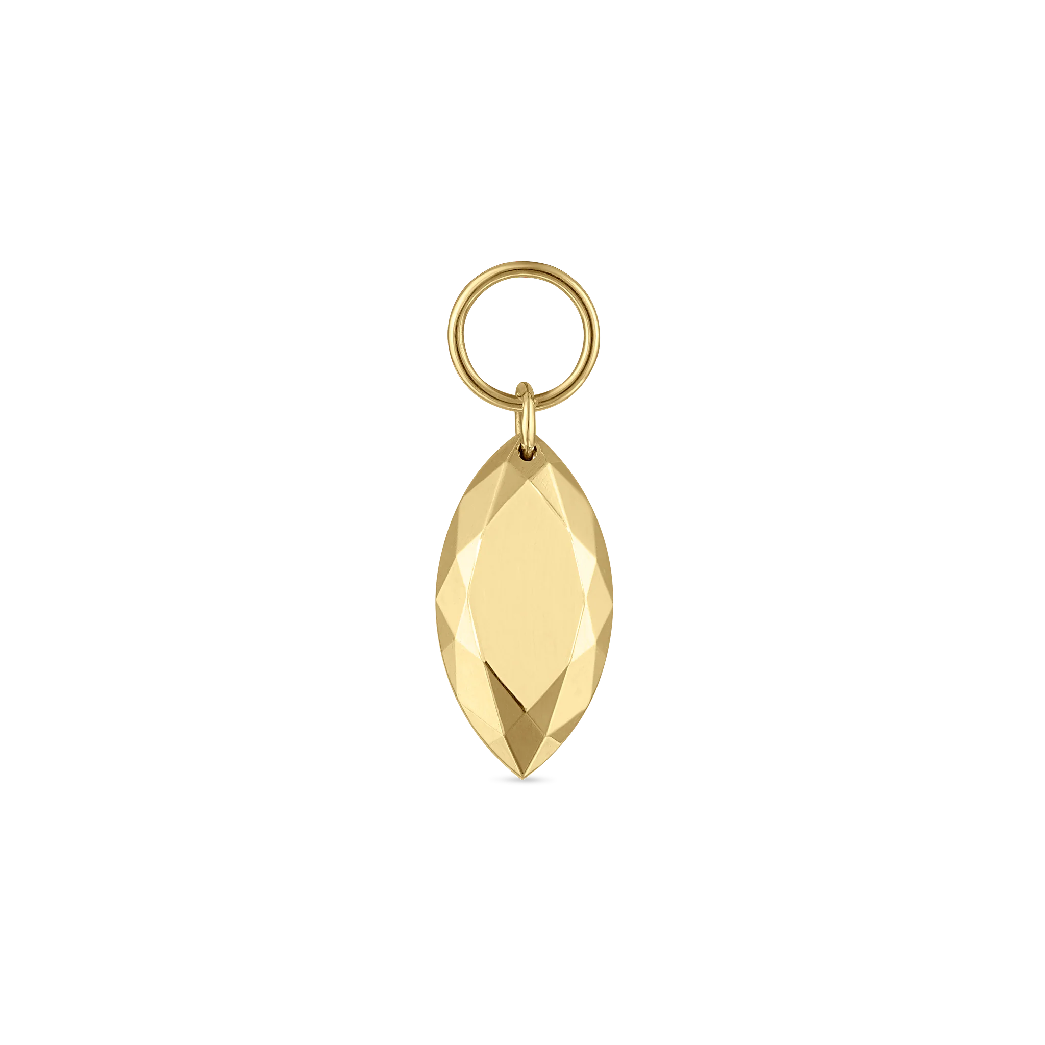Faceted Gold Marquise Charm - Image 65