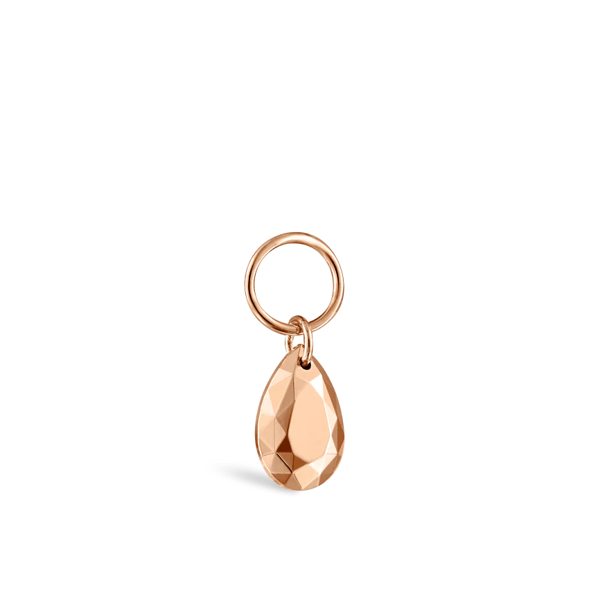 Faceted Gold Pear Charm - Image 30