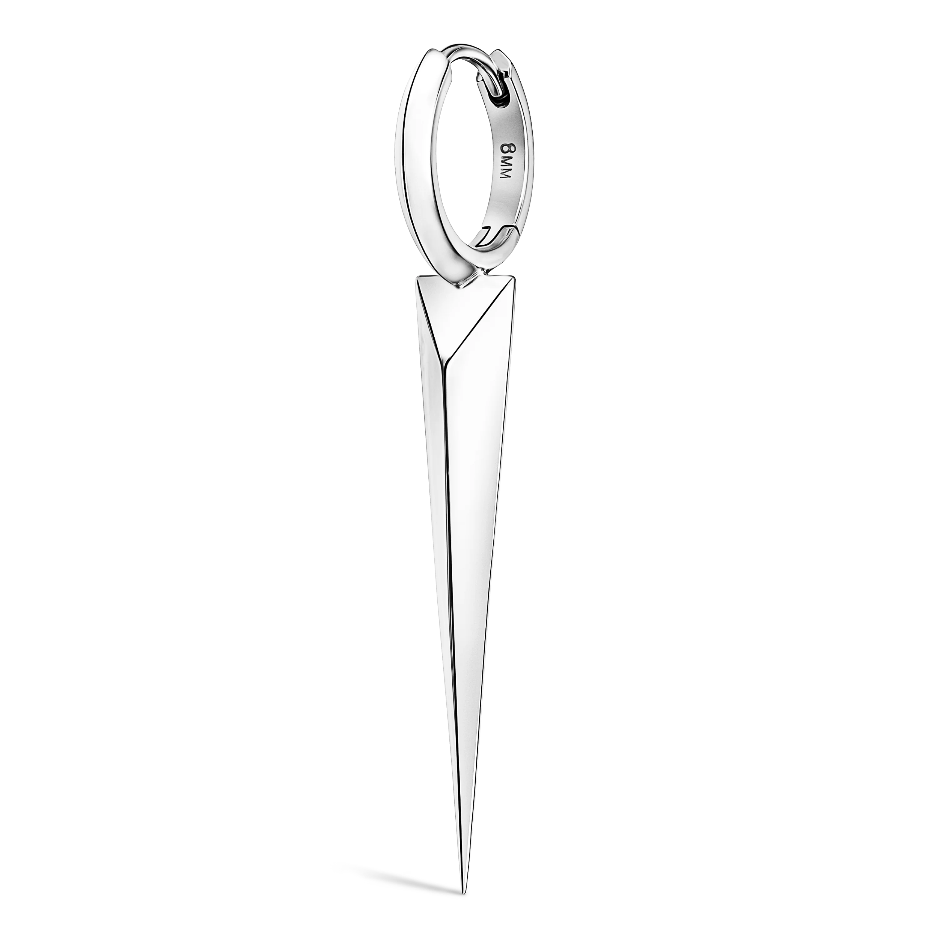 Faceted Grand Spike Hoop Earring - Image 60