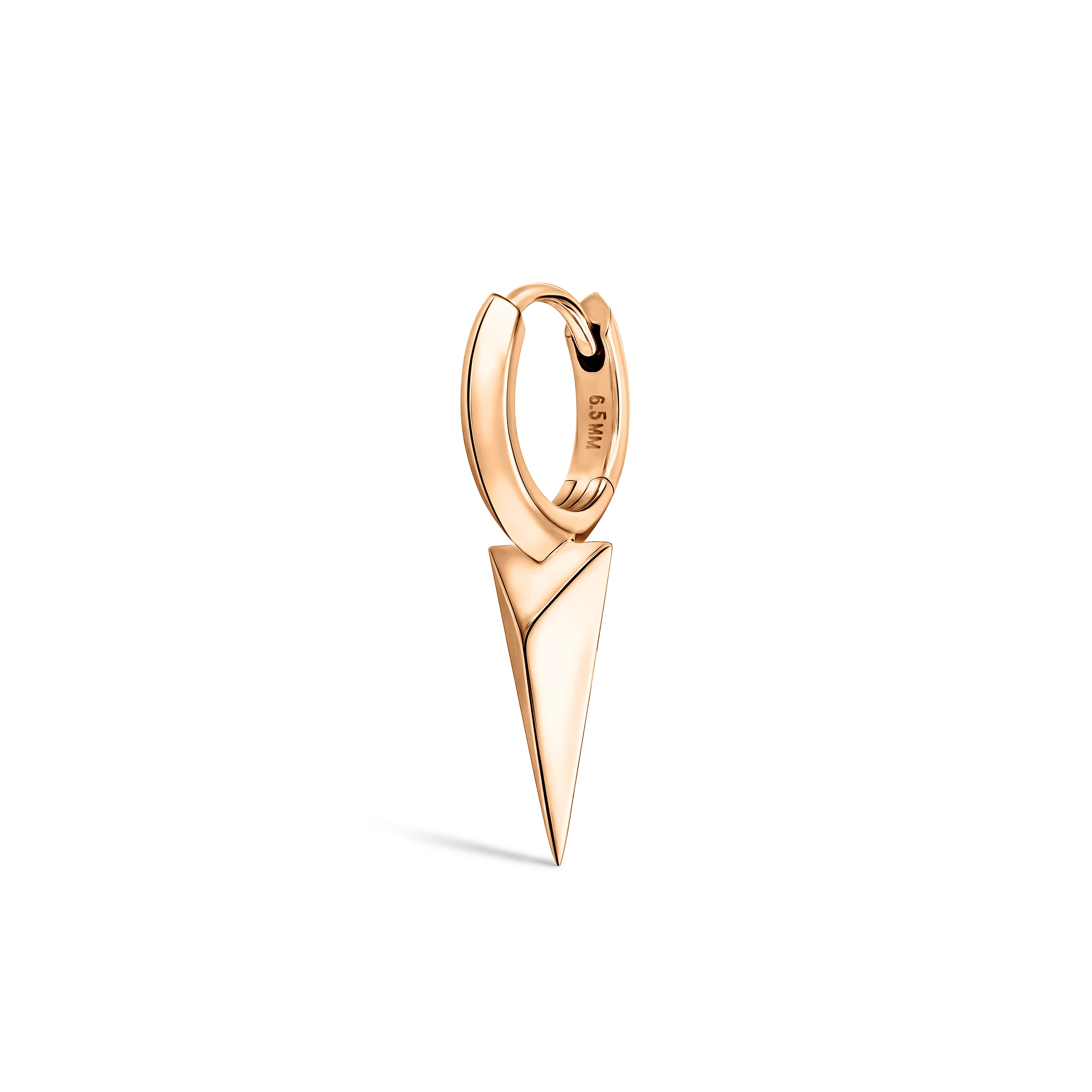 Faceted Single Long Spike Hoop Earring - Image 50