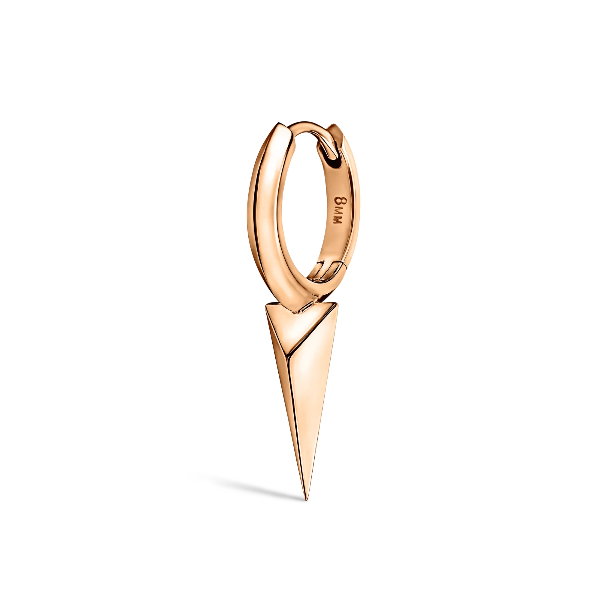 Faceted Single Long Spike Hoop Earring - Image 53