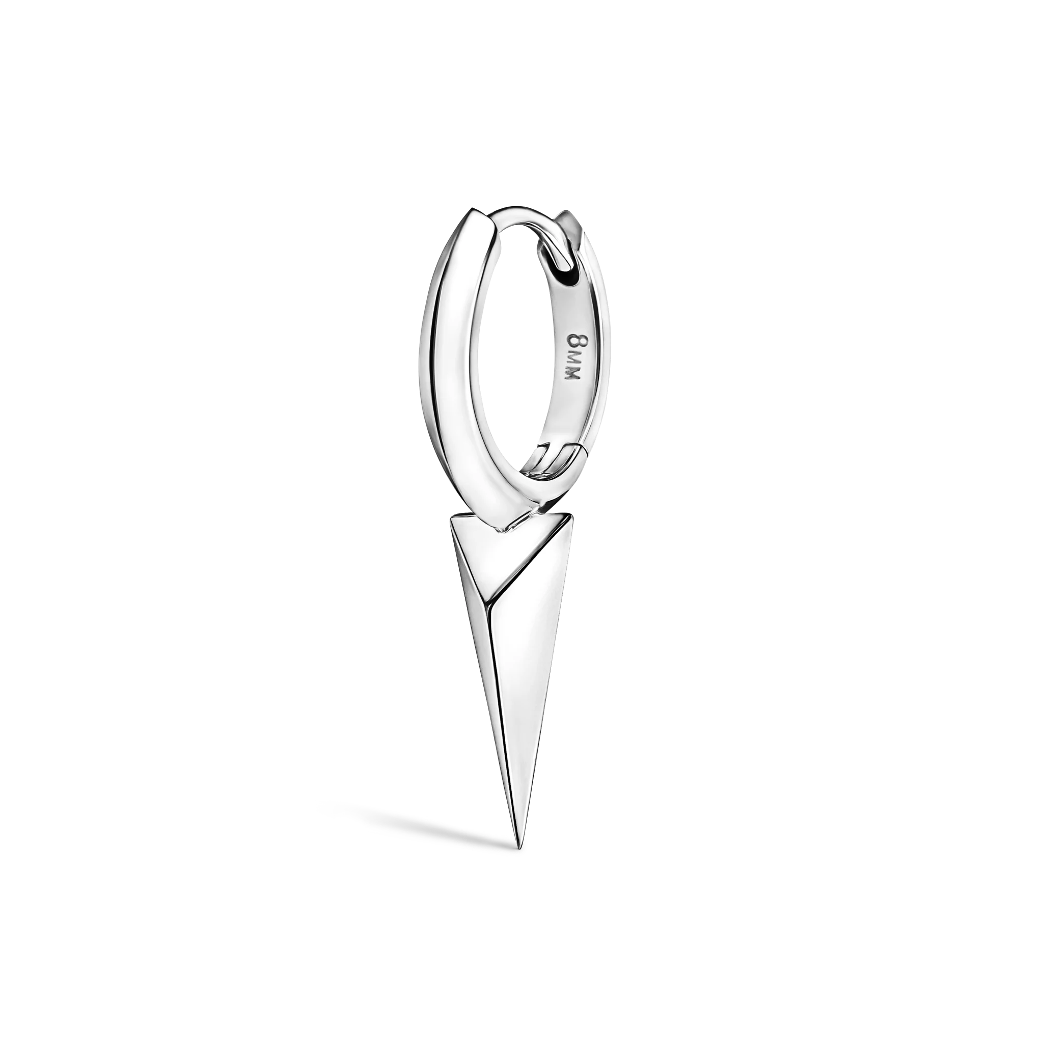 Faceted Single Long Spike Hoop Earring - Image 54