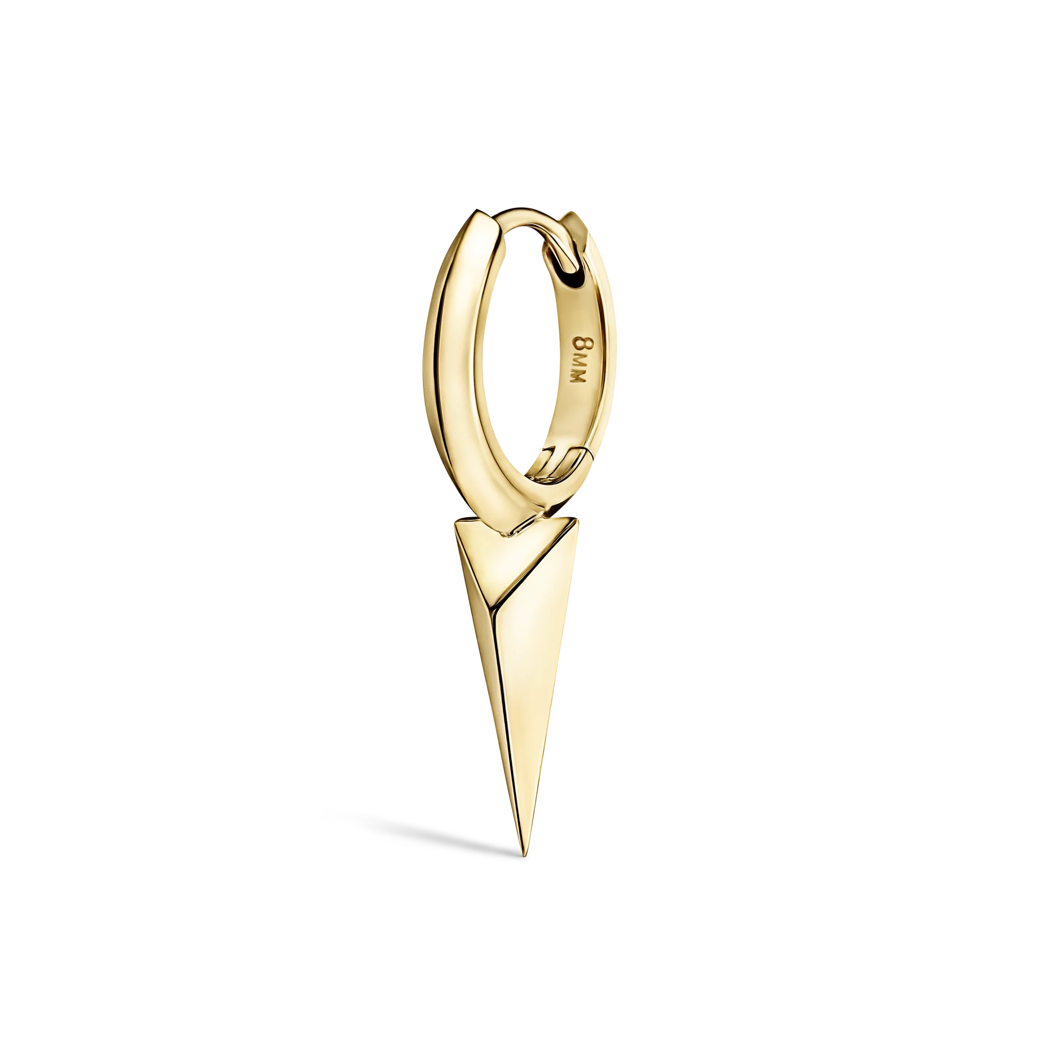 Faceted Single Long Spike Hoop Earring - Image 55