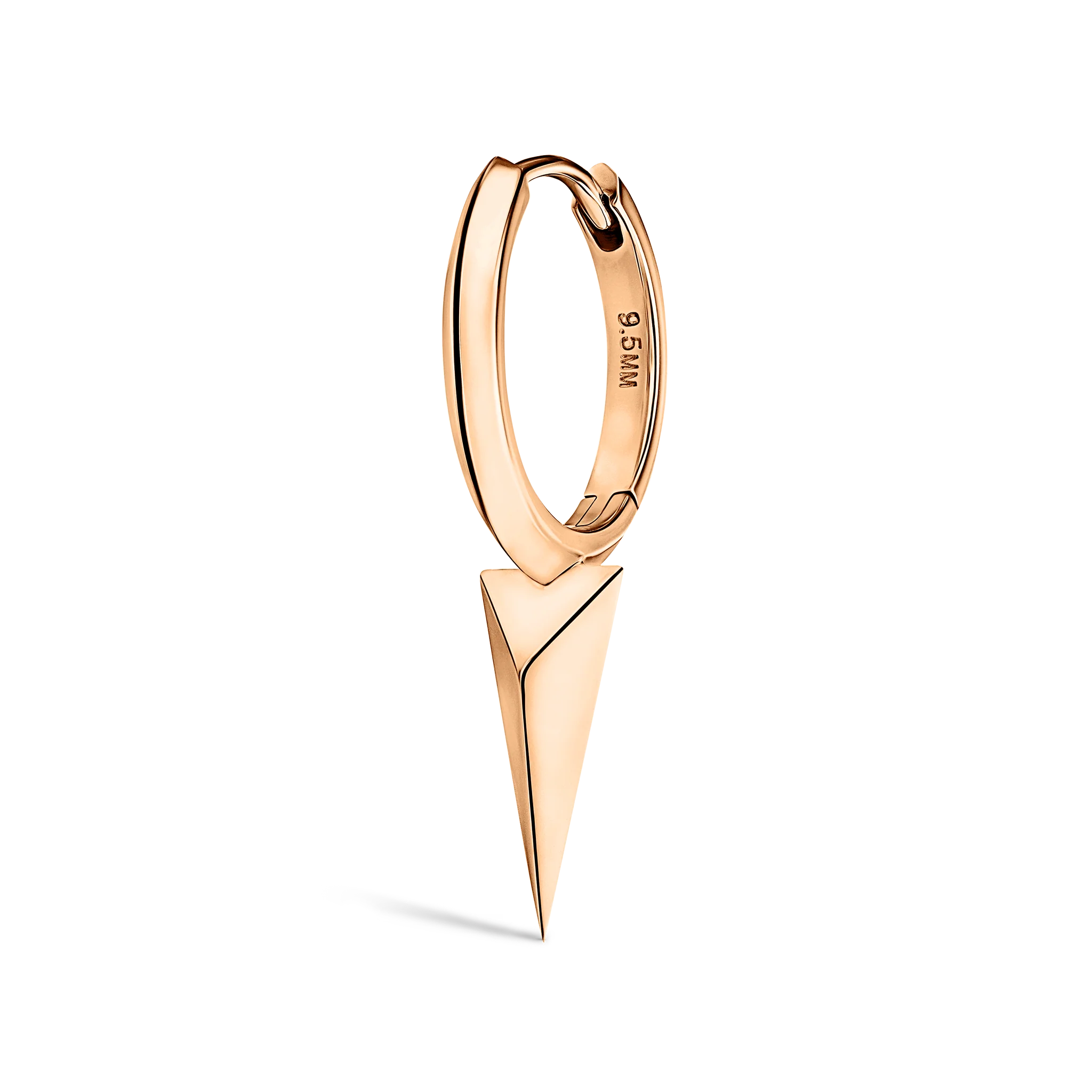 Faceted Single Long Spike Hoop Earring - Image 56