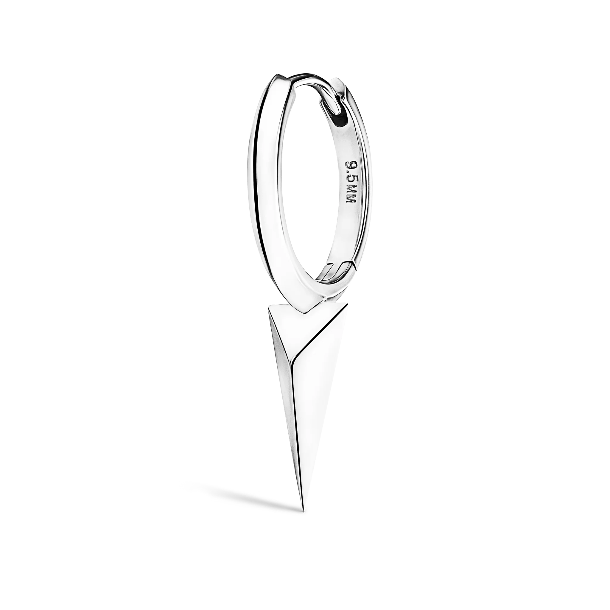 Faceted Single Long Spike Hoop Earring - Image 57