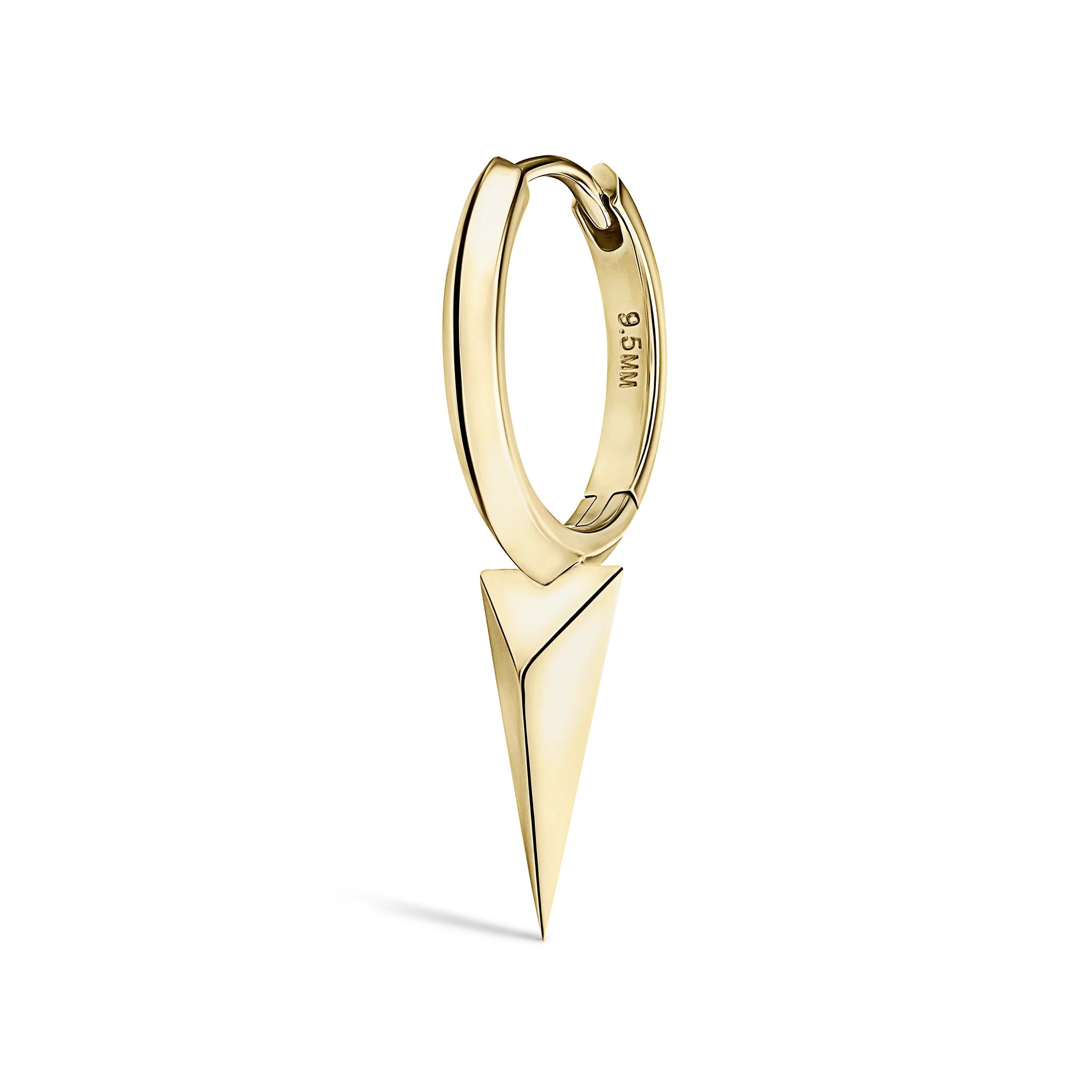 Faceted Single Long Spike Hoop Earring - Image 58
