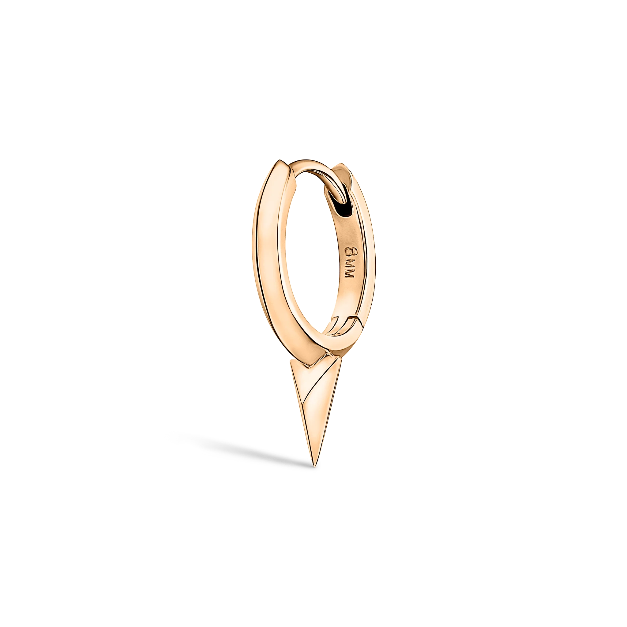 Faceted Single Short Spike Hoop Earring - Image 53