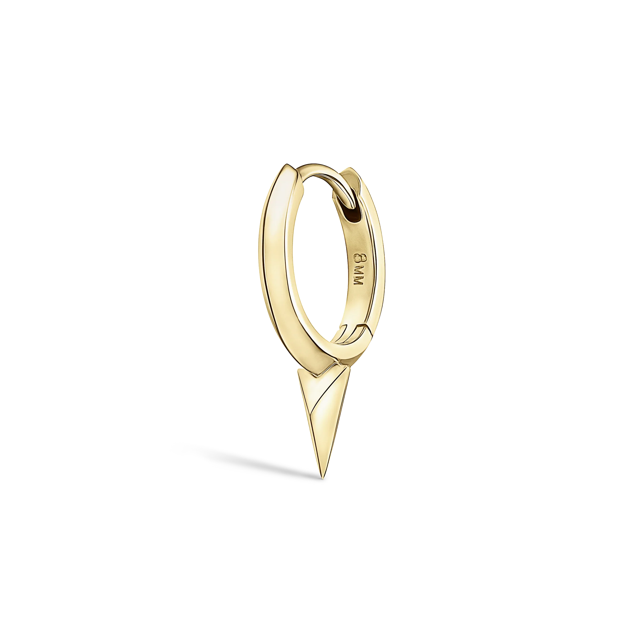 Faceted Single Short Spike Hoop Earring - Image 55