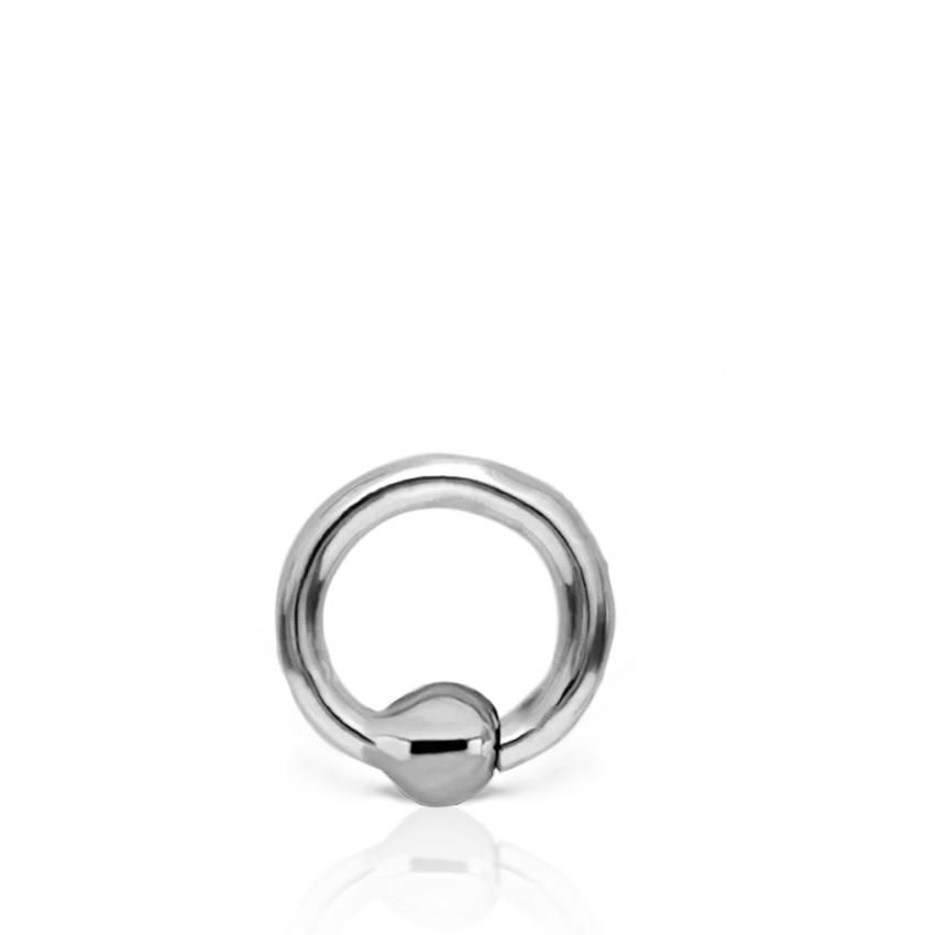 Fixed Gold Ball Ring