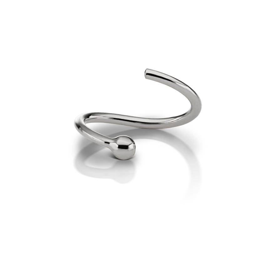 Fixed Gold Ball Ring - Image 13