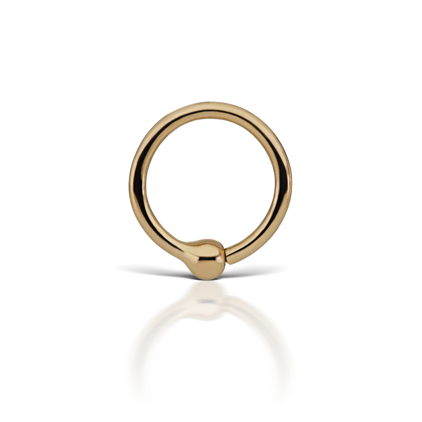 Fixed Gold Ball Ring - Image 22