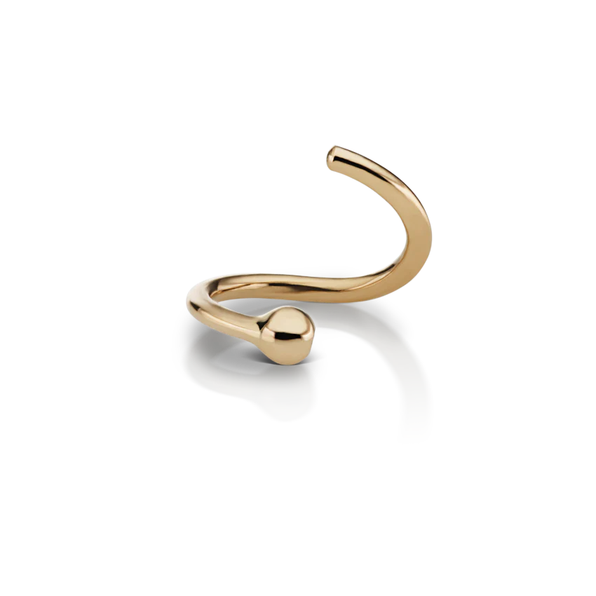 Fixed Gold Ball Ring - Image 23