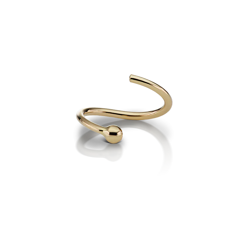 Fixed Gold Ball Ring - Image 28