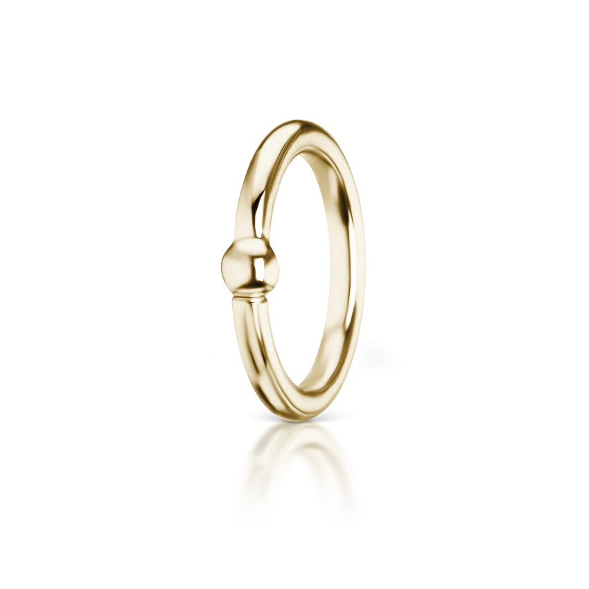 Fixed Gold Ball Ring - Image 29