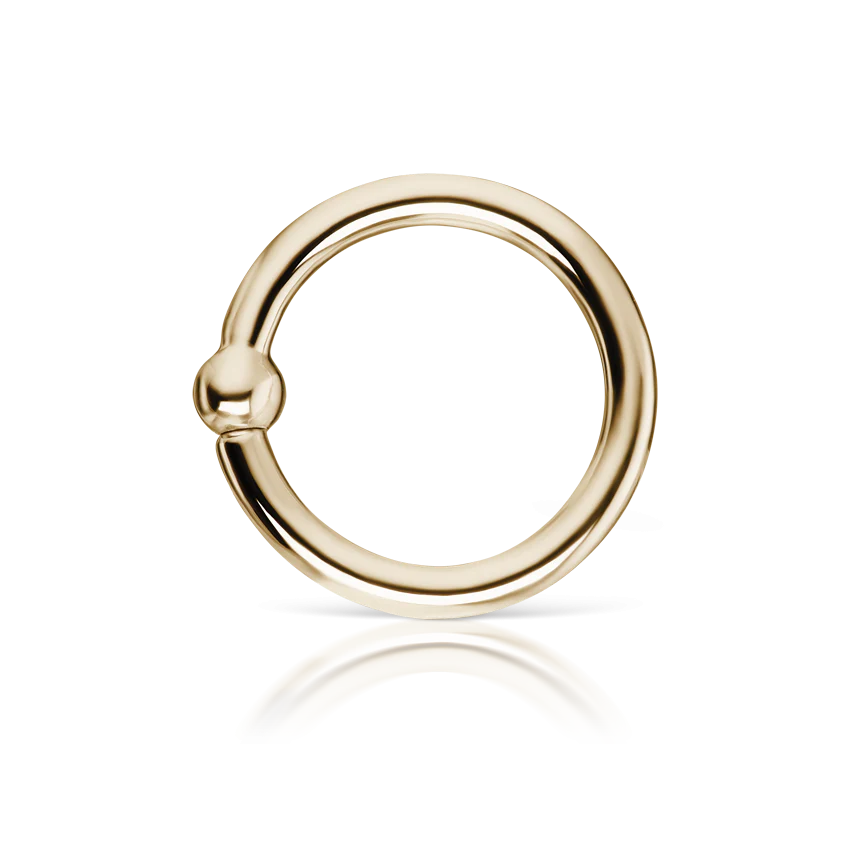 Fixed Gold Ball Ring - Image 30