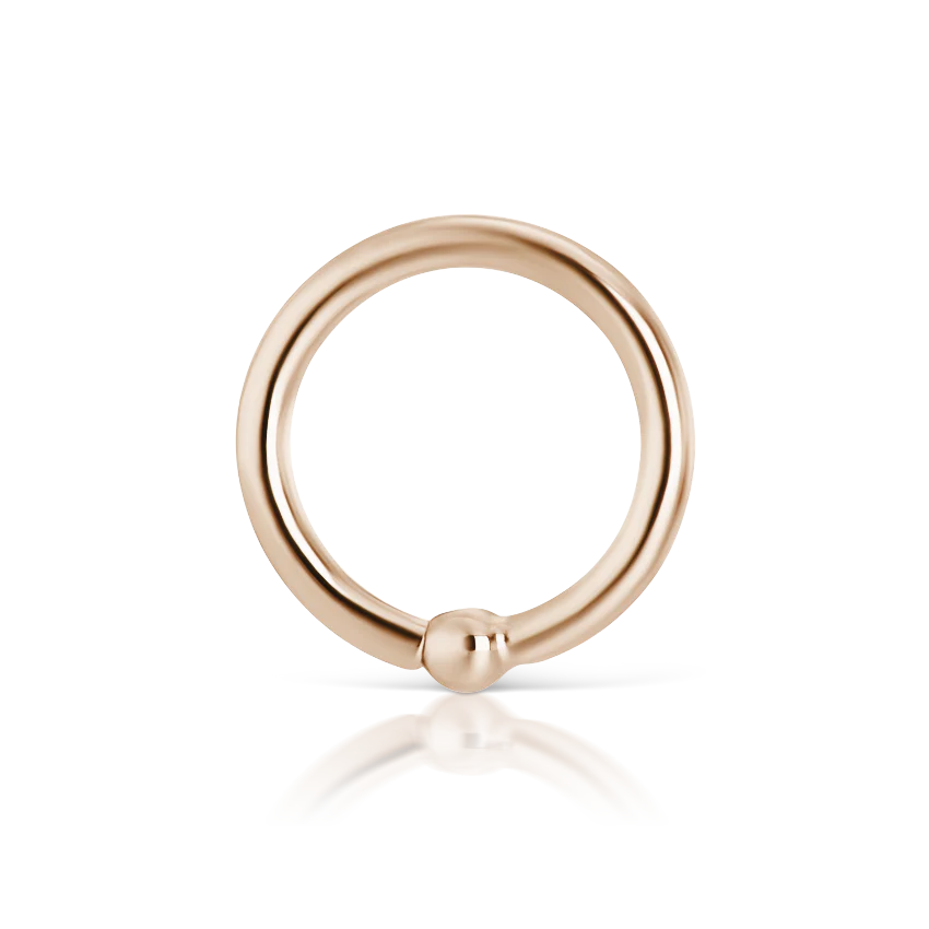 Fixed Gold Ball Ring - Image 35