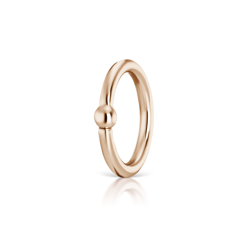Fixed Gold Ball Ring - Image 36