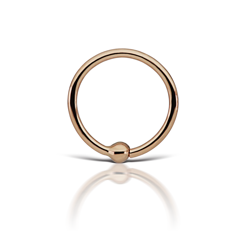 Fixed Gold Ball Ring - Image 45