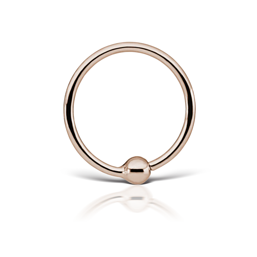 Fixed Gold Ball Ring - Image 47