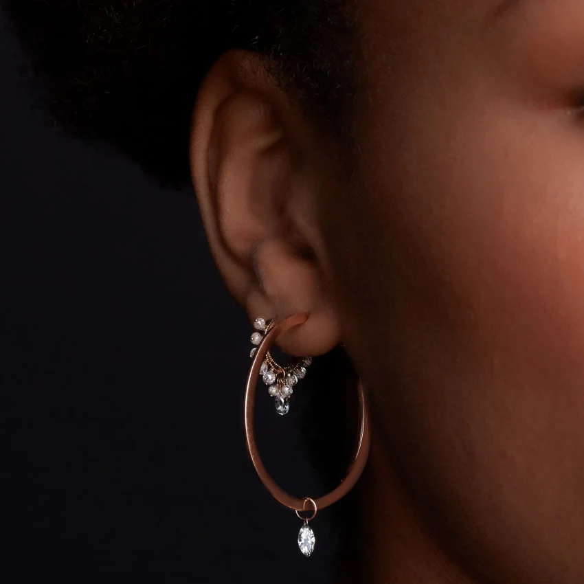 Flat Hoop Earring - Image 12