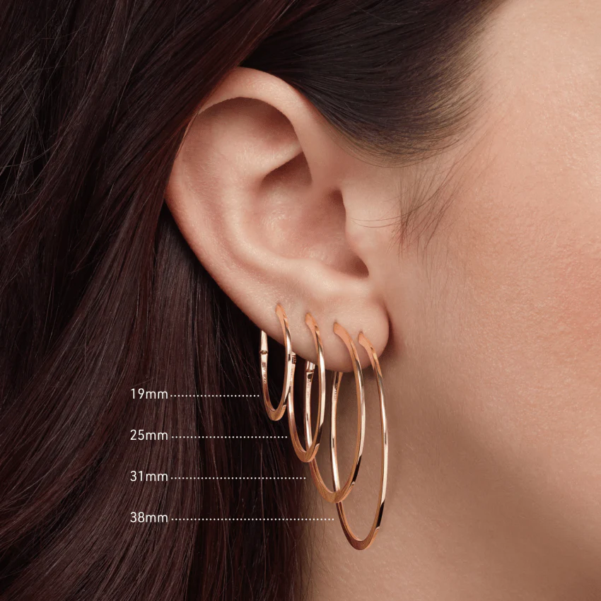Flat Hoop Earring - Image 9