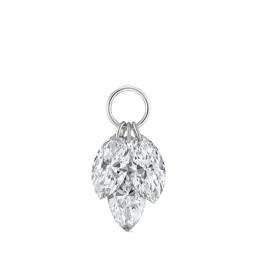 Floating Diamond Plume Charm - Image 5