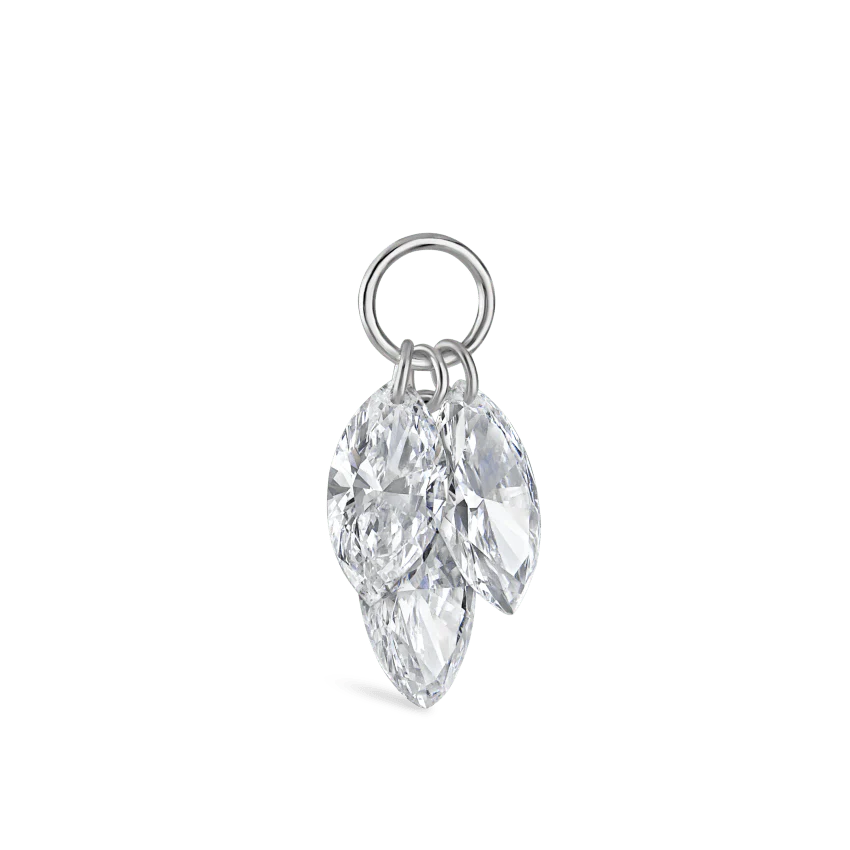 Floating Diamond Plume Charm - Image 6