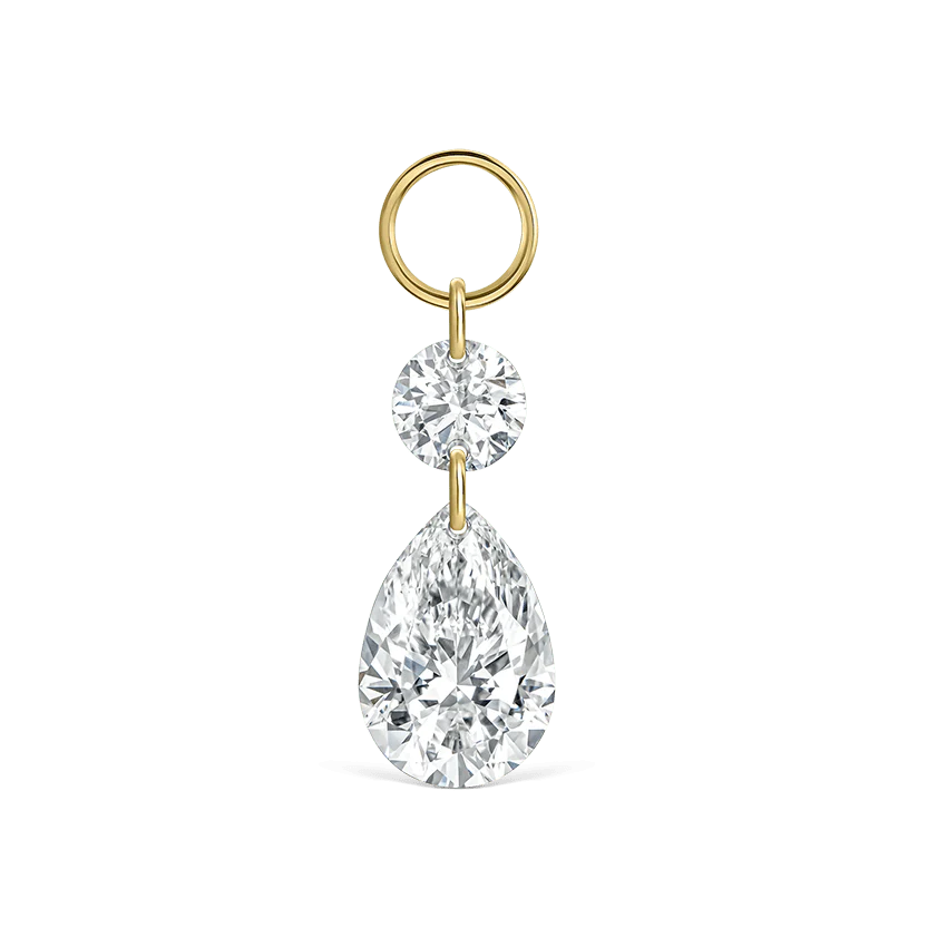 Floating Double Diamond Charm - Image 12