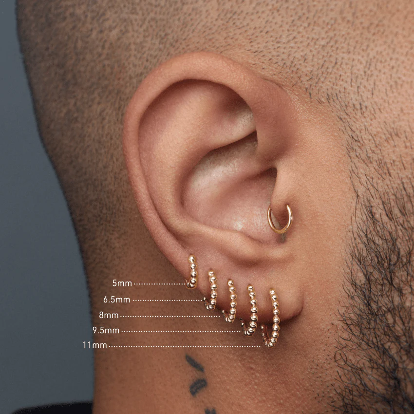 Granulated Hoop Earring - Image 47