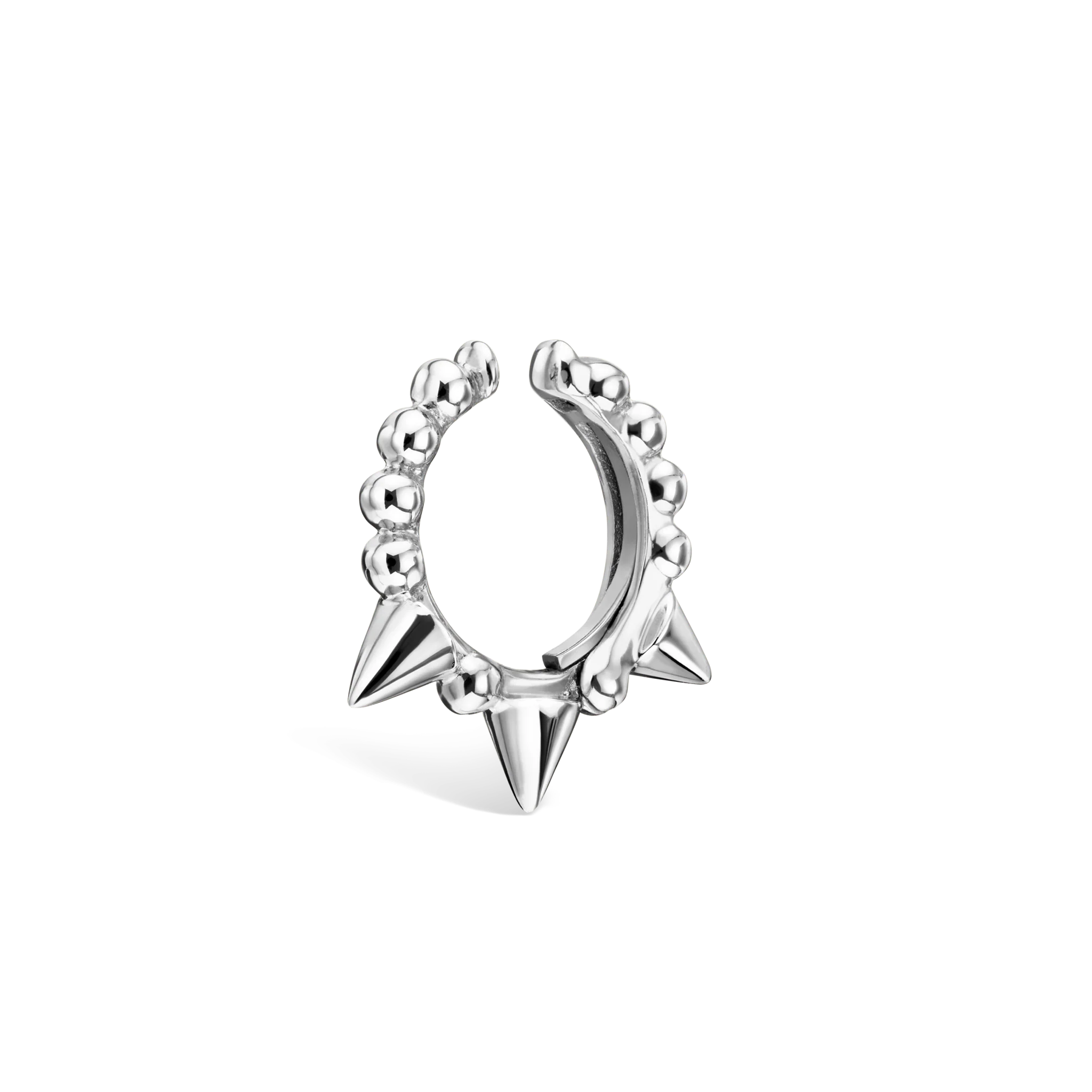 Granulated Triple Short Spike Tash Cuff Earring - Image 30