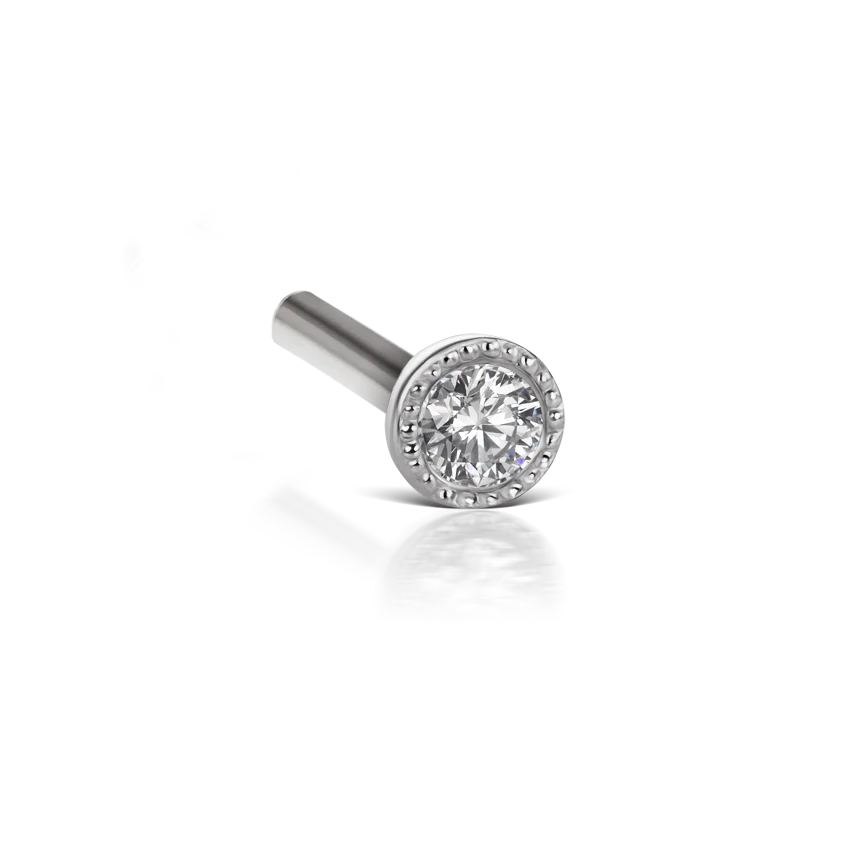 Scalloped Set Diamond Tash Threaded Backing - Image 18